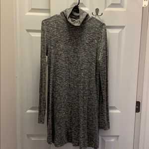 Tunic turtleneck dress